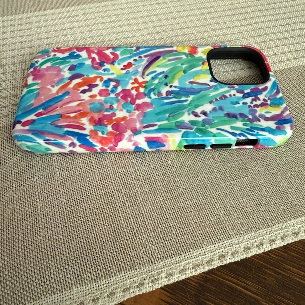 Colorful Abstract iPhone 12 Pro Case - Picture 2 of 3